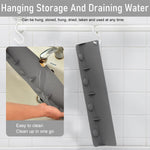 HASTHIP Silicone Anti Splash Guard for Kitchen Sink and Bathroom featuring 4 Suction Cups | 17.17×3.94 in Countertop Water Shield