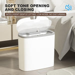 HASTHIP Smart Dustbin for Home with 12L Capacity featuring Motion Sensor Lid and Waterproof PP Design | Touchless Waste Bin for Kitchen or Bathroom