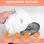 HASTHIP Self Wringing Mop with Dual Bucket System and 2 Microfiber Cloths for Wooden Floors