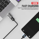 USB C to USB A OTG Adapter Type C to USB Adapter USB 3.1 Adapter Support Data Transfer & Max 120W Fast Charging Zinc Alloy