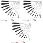 HASTHIP Straw Cleaner Brushes for Sippy Cups and Bottles 36pcs 8in Nylon Tube Cleaning Kit