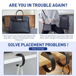HASTHIP Desk Hanging Hooks for Bags and Headphones featuring C Shape Design 2pcs Set
