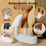 HASTHIP® Electric Shoe Dryer- Folding Boot Dryer for Work Boots, Shoe Dryer and Deodorizer, Smart 4-Timer Control, Safe 48°C Heat, Quick Drying 360° Air Circulation Shoe Dryer for Shoes, Boots, Gloves