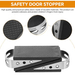 HASTHIP Door Wedge Stoppers for Heavy Doors with Pull Grips and Anti Slip Surface | 2Pcs 304 Stainless Steel