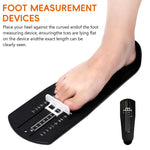 HASTHIP Foot Measuring Device for Kids and Adults with EU and US Sizing | Portable Tool