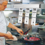 HASTHIP Ticket Holder for Restaurant Orders 19.6 in Metal Tab Grabber No Drill | 3PCS