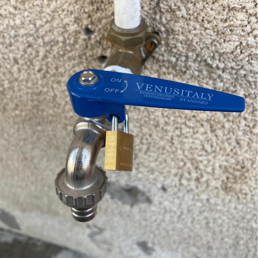 HASTHIP Tap Lock for Outdoor Spigots featuring 1/2 in Thread and Zinc Alloy Build | Garden Use