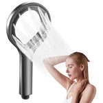 HASTHIP Handheld Shower Head with 8 Hole Pressurized Mist Spray for Refreshing Showers | ABS Construction