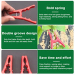HASTHIP Plant Clips for Stems and Climbing Plants 20Pcs 3.5 in featuring Snap-On Design | Reusable Garden Vine Support