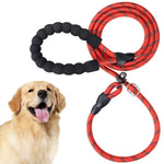 HASTHIP® Correa para Perros 1.7M Ajustable Antitirones de Nylon Trenzado Reflectante,Correa de Entrenamiento Duradera con Mango Acolchado y Mosquetón Seguridad para Perros Pequeños,