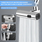 HASTHIP Tap Extender for Kitchen Sink with 22mm Female Thread featuring 360° Swivel | 3 Spray Modes and ABS Metal Connector