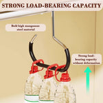 HASTHIP Wardrobe Hooks for Clothes and Hat Storage featuring Space Saving Metal Design | Set of 10
