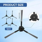 HASTHIP Replenishment Kit for Ecovacs Deebot Y1 and Y1 Pro featuring 4 side brushes | gentle surface care