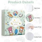 HASTHIP Pregnancy Journal for 200 6 inch Photos with Cartoon Hardcover & Note Pages | Baby Shower Gift for Mom to Be