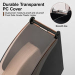 HASTHIP® Coffee Paper Filter Holder #1#2#4 Paper Filter Capacity Holder Cone Coffee Filter Paper Holder Storage Dispenser with Dustproof Lid for 100Pcs Cone Coffee Filters