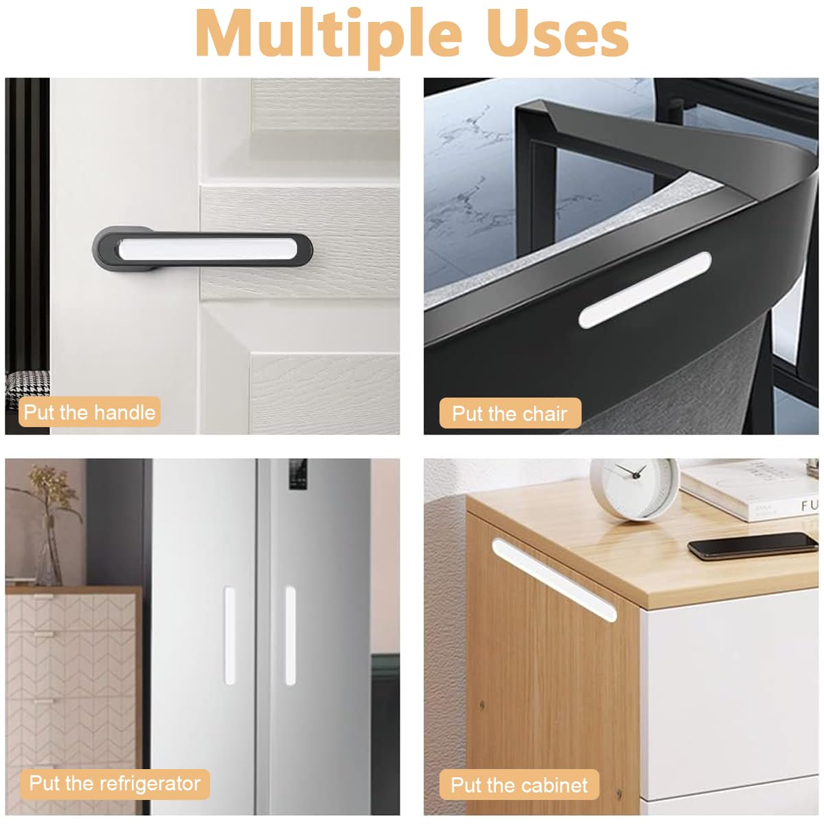 20pcs Door Stopper Door Bumper 6cm Silicone Clear Bumpers Door Protector for Home, Table, Door Knob Self Adhesive Furniture Bumper