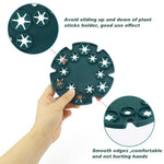 HASTHIP Plant Climbers Stem Holders for Garden Canes with 12 Hole Plastic Design | 10 Pcs Set