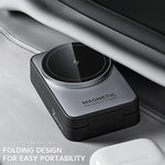 HASTHIP® Upgraded 3 in 1 Wireless Charger, Charger Cradle, Luminous Foldable Wireless Charging Cradle, Compatible with Charger & 16/15/14/13/12