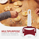 HASTHIP Dough Roller Cutter for Baking Cookies and Dumpling Skins featuring Food Grade PP | Easy Clean Round Pastry Shaper
