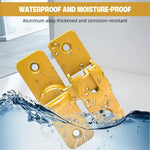 HASTHIP Door Latch Lock for Gates and Cabinets featuring 90° 180° Design | Zinc Alloy 3 PCS