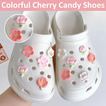 HASTHIP Clog Charms for Slippers featuring 22PCS Assorted Flower Rubber Designs | Fun Girls Decoration