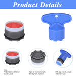 HASTHIP Cache Aerator Set for Sink Faucets with 12 pcs and 6 Removal Keys | ABS Material