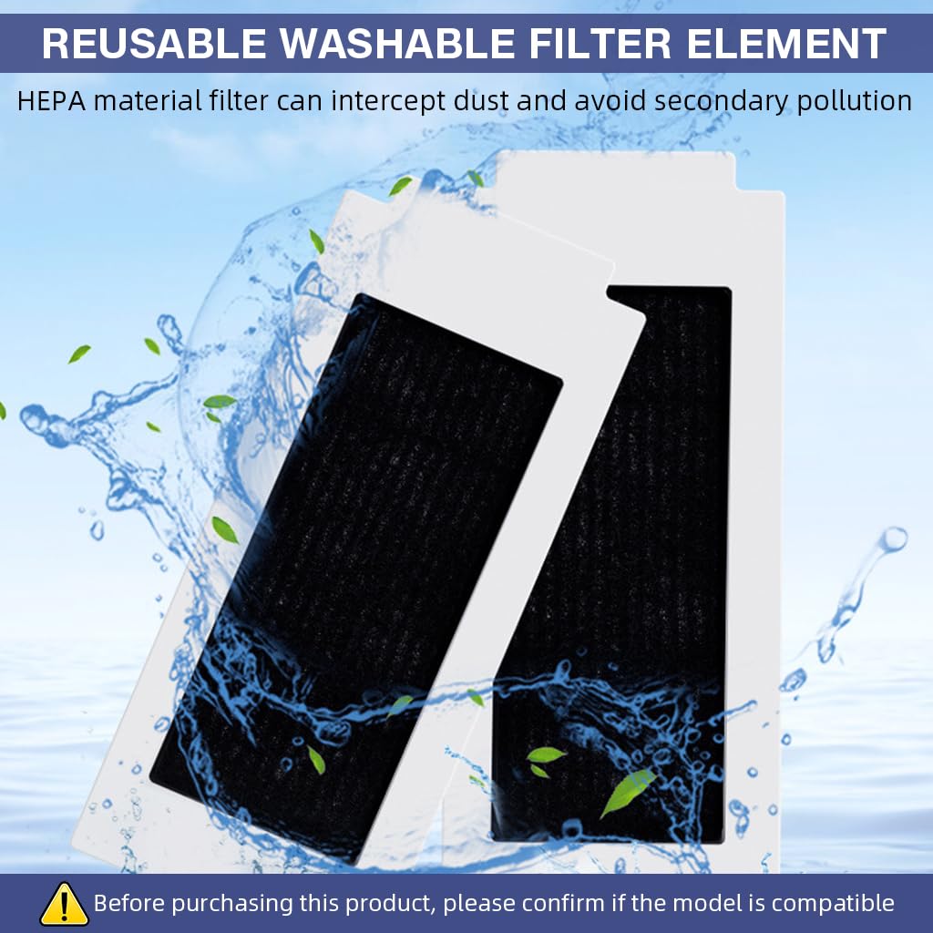 HASTHIP Replenishment Kit for Ecovacs Deebot N20 Pro with 6 Pieces | 2 Side Brushes and Filters