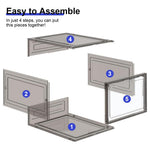 4 Packs Shoe Box Plastic Shoe Storage Separate Shoe Box with Magnet Door Stackable Shoe Organizer Universal Size Sneaker Shoe Box for Men Shoes Box for Women