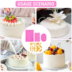 HASTHIP Fondant Silicone Molds Set of 6PCS for Cake Design with Food Grade Material