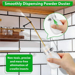 HASTHIP Silicone Powder Sprayer for Pest Control with Curved Metal Tip and Long Nozzle | Precise Squeeze Applicator for Garden and Household Use
