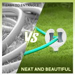 HASTHIP Garden Hose Guide Stake for Lawn and Plant Watering with 27 cm Top Roller | Outdoor Hose Support Holder