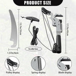 HASTHIP Tree Branch Cutter for Pruning with 5 m Pull Cord and SK5 Steel 35 cm Saw Blade