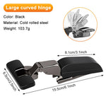 HASTHIP Cabinet Door Soft Close Hinges with Hydraulic Slow Closing Design