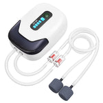 HASTHIP® Rechargeable Aquarium Air Pump, Quiet Portable Oxygen Aerator with Adjustable Dual/Single Outlets, Battery Operated Fish Tank Pump for 30/70 Gallon, Outdoor Fishing, Fish Transport, Power