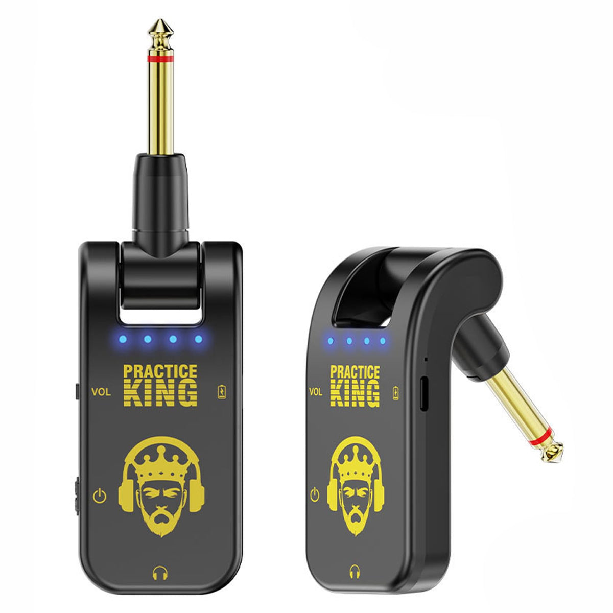 HASTHIP® Mini Guitar Headphone Amp Distortion Timbre Electric Guitar Headphone Amplifying Tool with Built in Effects for Portable Silent Practice and Travel Use