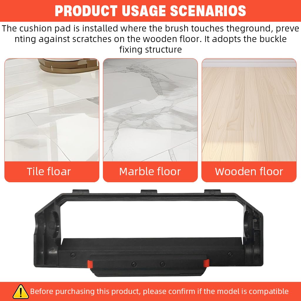 HASTHIP 2Pcs Replenishment Kit for Mi Robot Vacuum Mop P with Main Brush Panel and Cleaning Tool