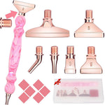 HASTHIP Diamond Painting Tool Kit for DIY Art Crafts with Dual Tip Pen and 14pcs Set | Pink