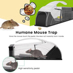 HASTHIP® Rat Trap Cage for House Garden Patio with Handle, 25cm Humane Mouse Trap Cage, Reusable Enlarged Smart Rat Catcher