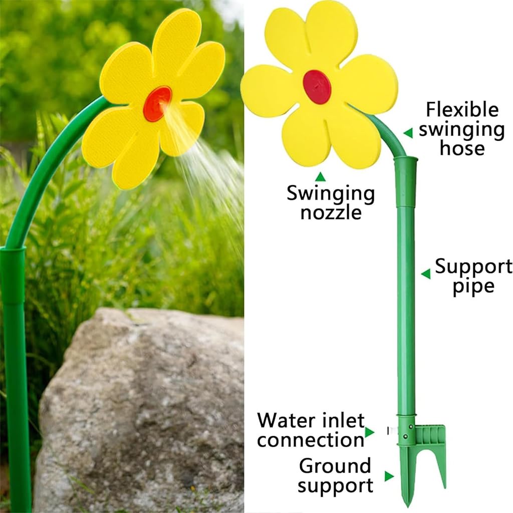 HASTHIP Garden Sprinkler for Lawn and Kids Fun with Random Swing Water Flow | Backyard Play