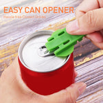 HASTHIP Manual Can Opener 6 Pack for Soda & Beer with Slide Switch | Tough Plastic for Everyday Use