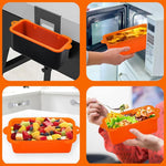HASTHIP Silicone Grease Cup Liners for Blackstone Griddle 36 28 22 17 in | Reusable Heat‑Resistant Catcher Trays
