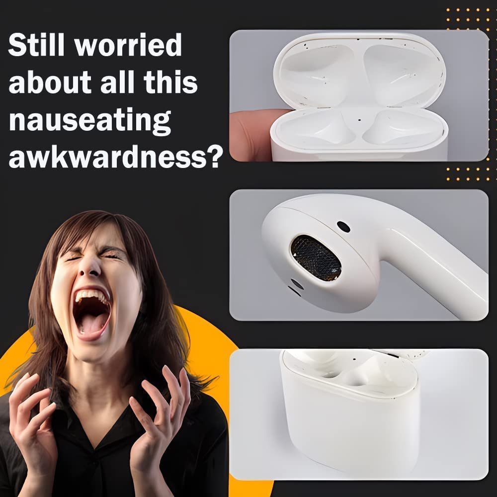 Earphone Cleaning Brush Set,Earbuds Clean Pen Earbud Dust Brush Earphone Case Cleaning Gadget for Airpods Pro MI Earbuds