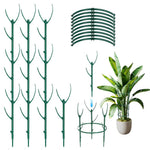 HASTHIP Plant Support Kit for Planters with 10 Frames and 11 in Stakes | Adjustable Circular Design