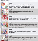 HASTHIP Paint by Numbers Kit for Adults with Brushes 16 x 20 in Canvas | DIY Room Art