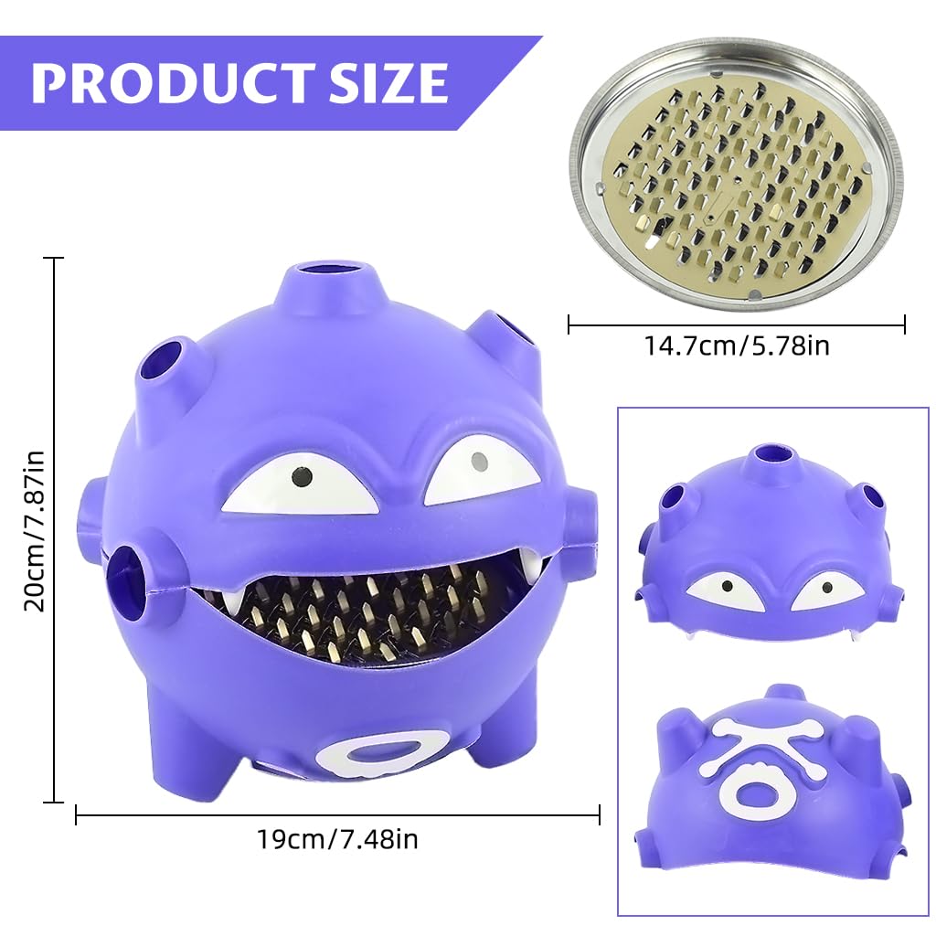 HASTHIP Mosquito Coil Incense Burner with Ash Catcher for Home and Office | Cute Monster Desk Organizer
