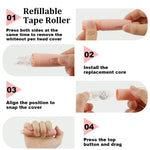 HASTHIP Correction Tapes Kit for School and Office with 6m x 5mm Rollers | Pink Set of 6