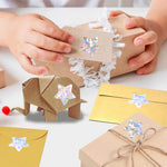 HASTHIP Star Stickers for Reward Charts with Holographic Glitter Surface 500 pcs 1 in | Sparkly Incentive Decor for Kids Teachers and School