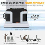 HASTHIP® Travel Laptop Backpack,15.6 Inch Flight Approved Carry on Backpack,Waterproof Large 40L Hiking