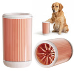 HASTHIP® Dog Paw Cleaning Cup, Portable Soft TPR Bristles Design, 360 ° Rotation Cleaning Cup for Cat & Dog Paws, Removes Dirty, Mud, Detachable Construction, Effortless Clean and Care