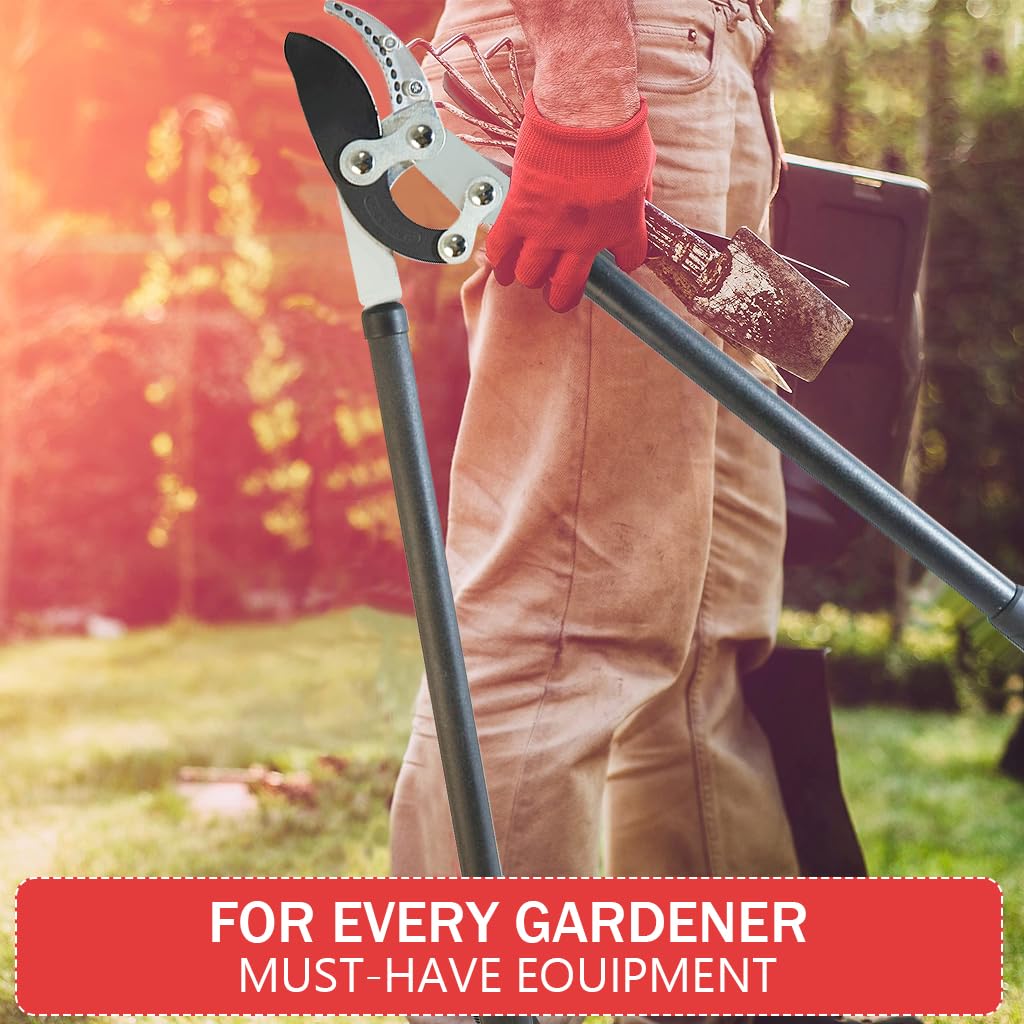 HASTHIP Branch Cutter for Thick Branches with 30in Handle and SK5 Steel Blade | 2in Cut Capacity